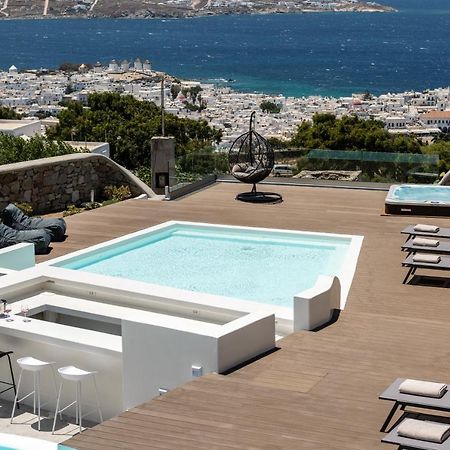 Villa In Mykonos - 6 Bedroom - 1Km From Mykonos Town - Infinity Pool - Sunset View المظهر الخارجي الصورة