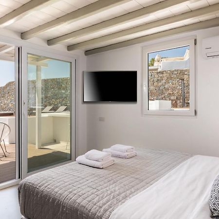 Villa In Mykonos - 6 Bedroom - 1Km From Mykonos Town - Infinity Pool - Sunset View المظهر الخارجي الصورة