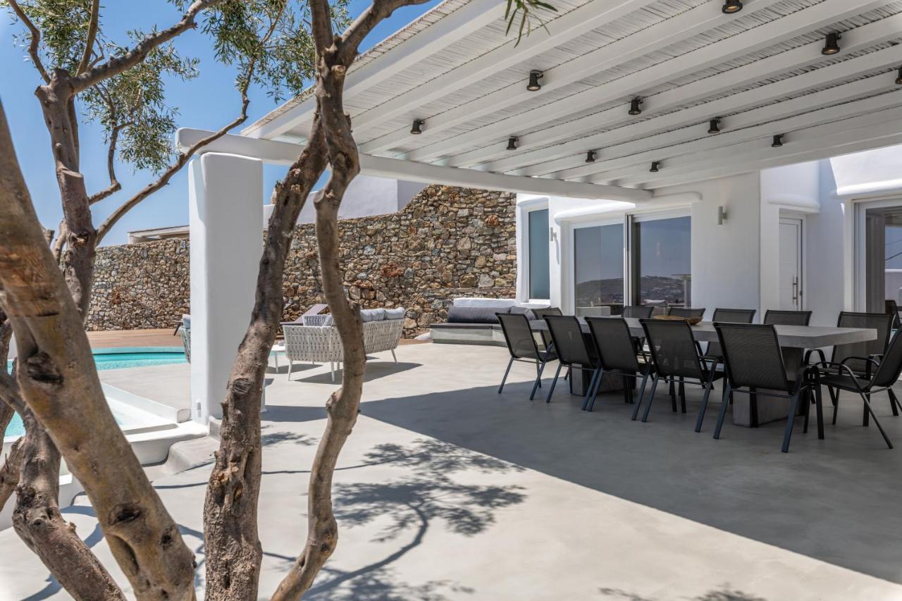 Villa In Mykonos - 6 Bedroom - 1Km From Mykonos Town - Infinity Pool - Sunset View المظهر الخارجي الصورة