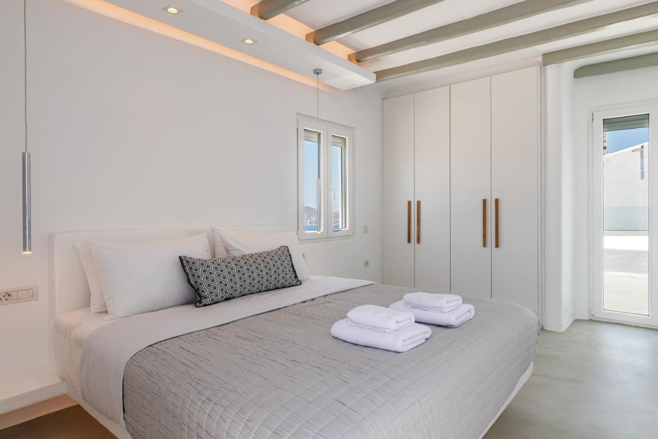 Villa In Mykonos - 6 Bedroom - 1Km From Mykonos Town - Infinity Pool - Sunset View المظهر الخارجي الصورة