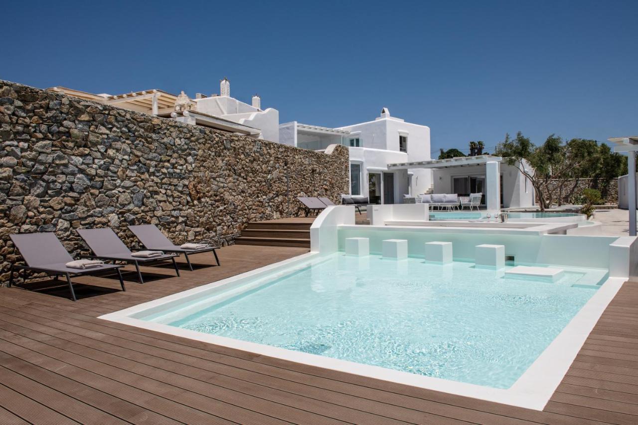 Villa In Mykonos - 6 Bedroom - 1Km From Mykonos Town - Infinity Pool - Sunset View المظهر الخارجي الصورة